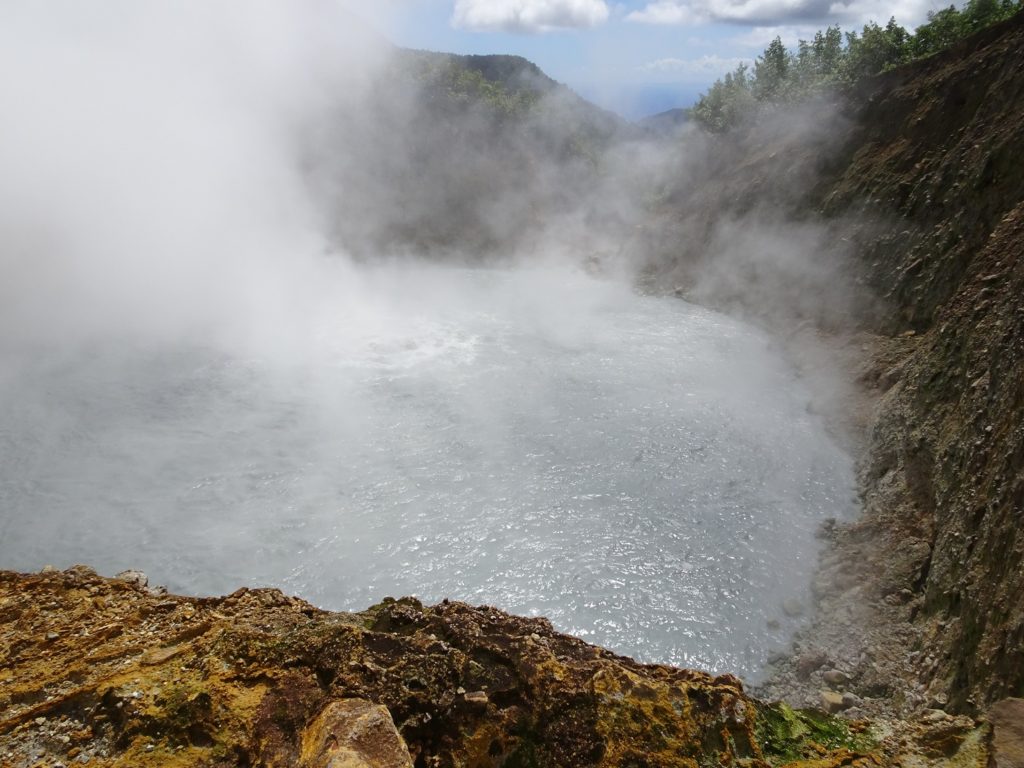 Boiling Lake in Morne Trois Pitons National Park, Dominica