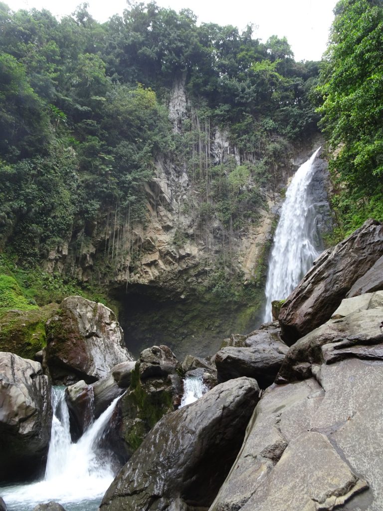 Victoria Falls - a big waterfall in the jungle on Dominica